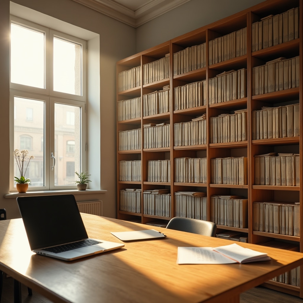 Studio professionale con archivio cartaceo da digitalizzare